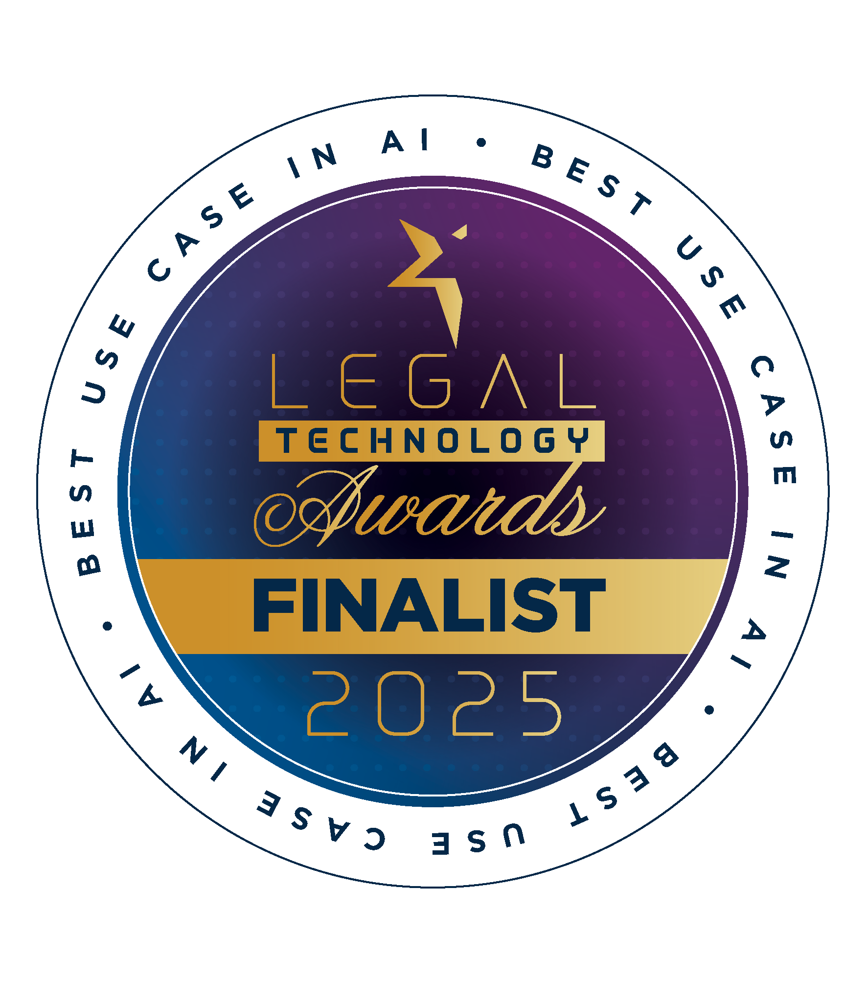 Legal Technology Awards 2025 - Best use case in AI logo